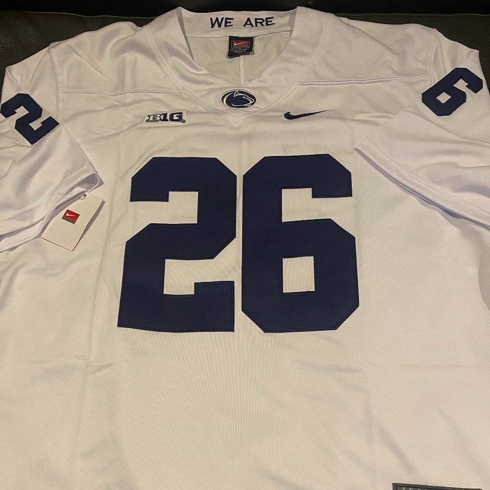 Nike PENN STATE NITTANY LIONS SAQUON BARKLEY Men's JERSEY Sz M,L,XL,2XL NEW